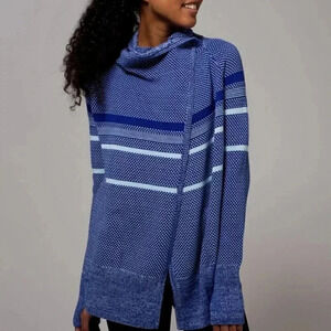 Lululemon Ivivva Wrap Sweater Feelin Toasty Blue Knit Size 7